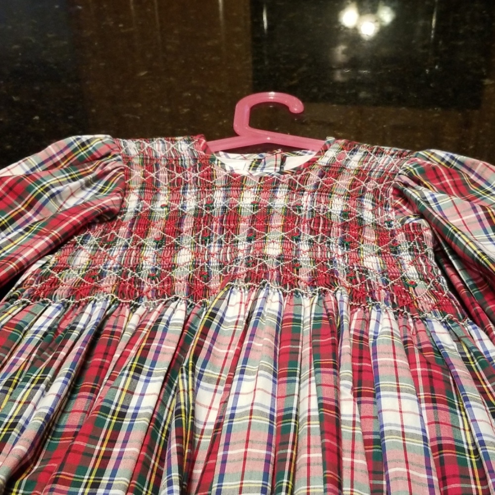 Beautiful smoked dress LS fully lined